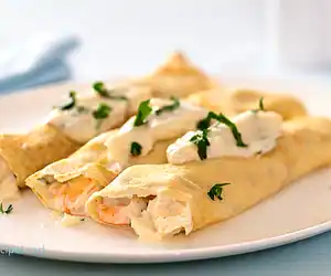 Seafood Pancakes