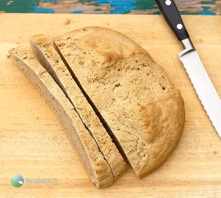 A rustic whole-grain free-form loaf barley bread recipe. Wonderfully rich and complex flavors with a hearty texture that’s great when toasted and spread with your favorite toast topper.
