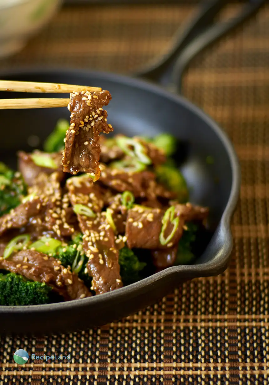 Sesame Beef Strips