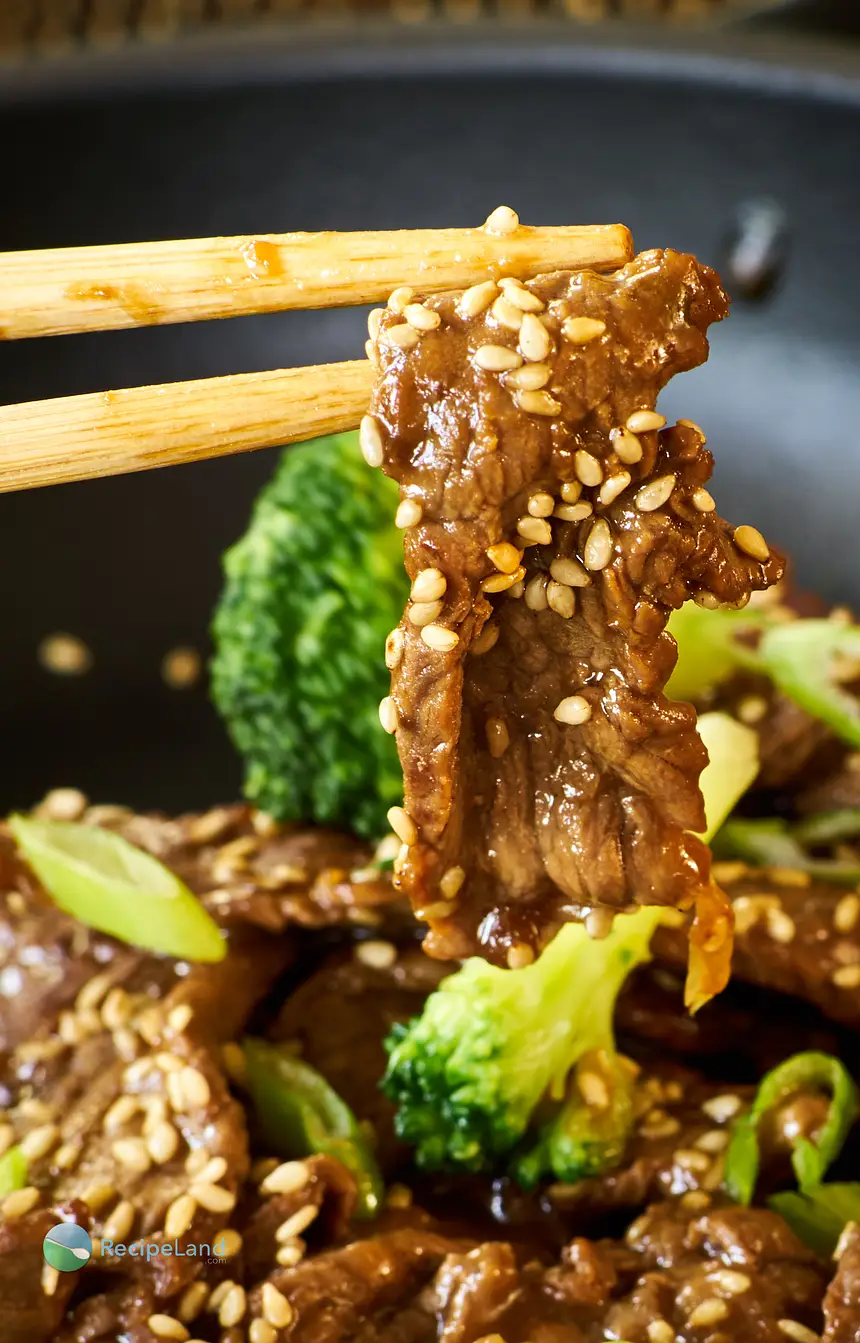 Asian inspired beef that’s loaded with flavor.