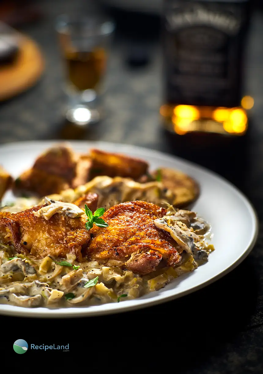 British Whiskey Chicken