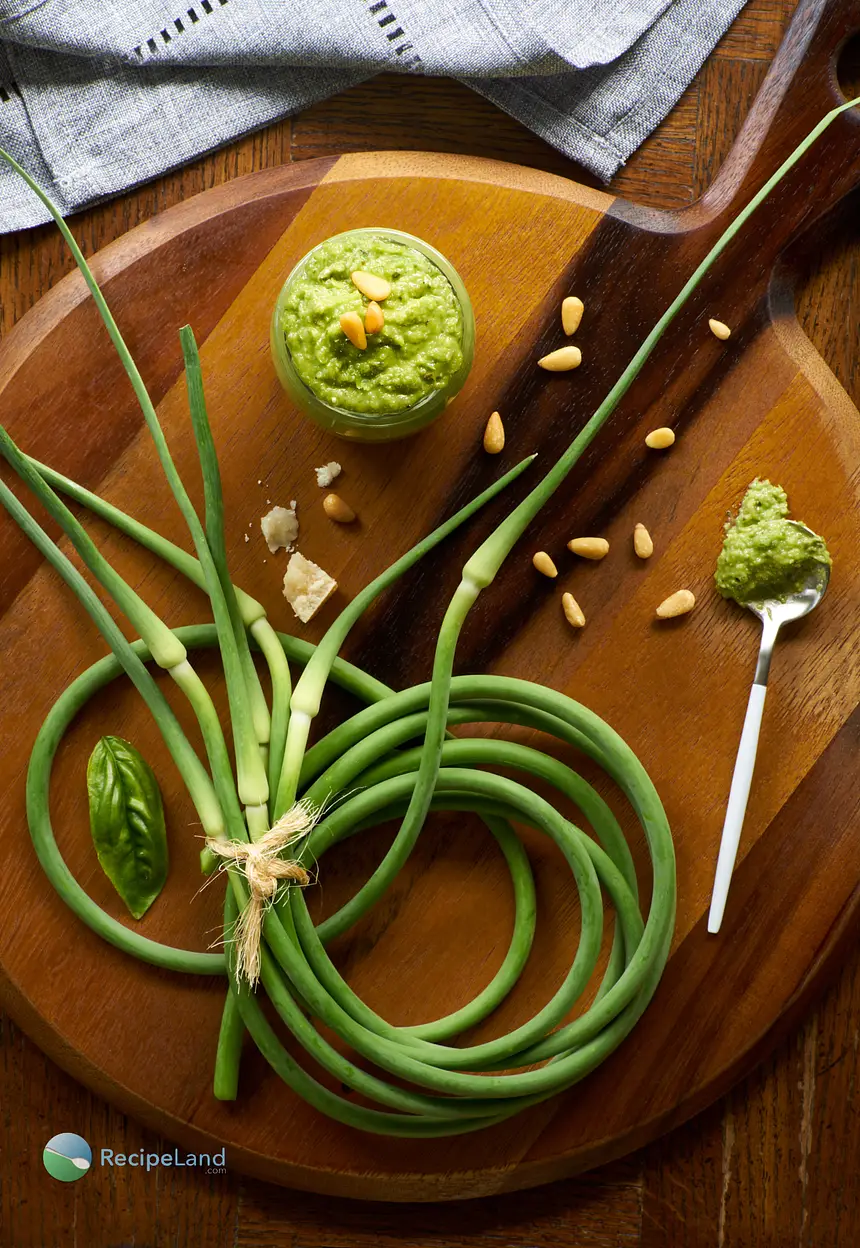 Garlic Scape Pesto
