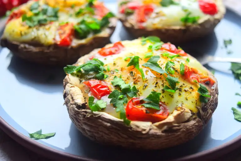 Baked Mushroom & Egg