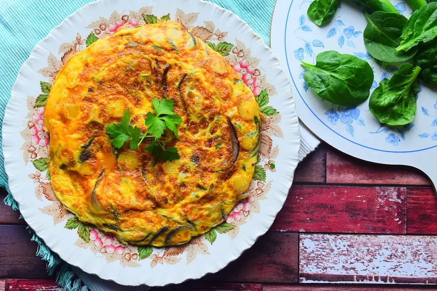Spanish Omelette with Parsnip