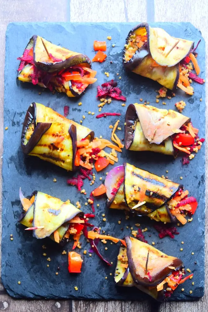 Eggplant Veggie Rolls