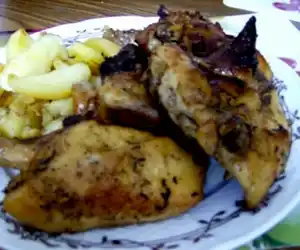 Chicken a la goose