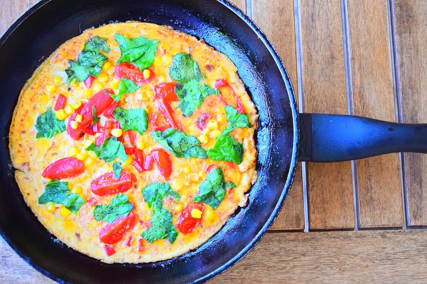 Sweetcorn Omelette