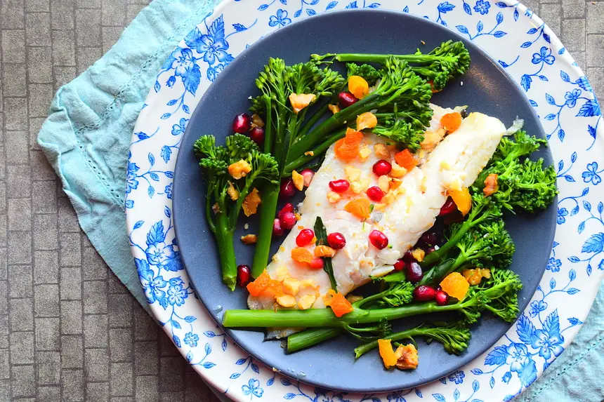 Sea Bass With Tenderstem Broccoli