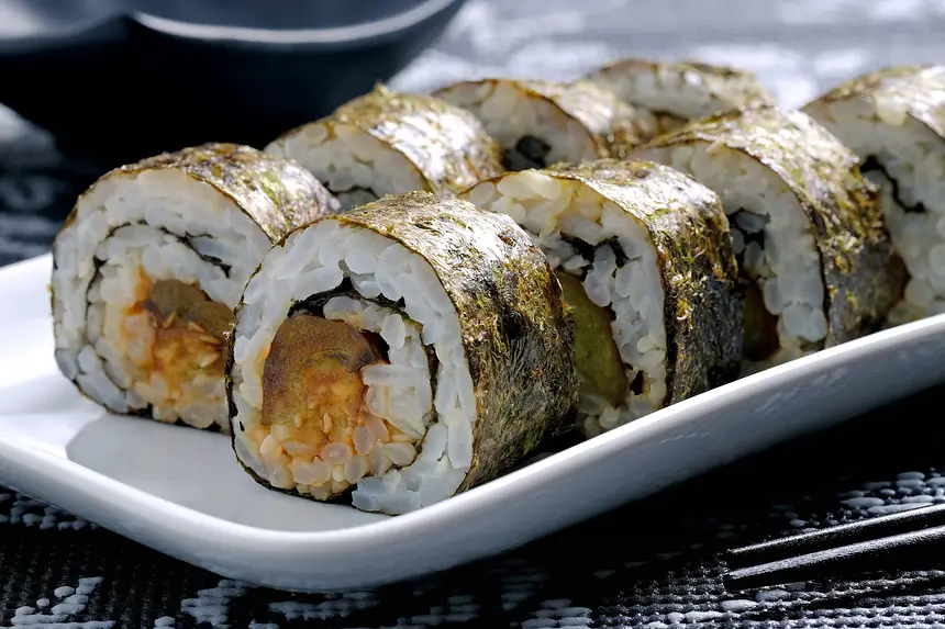 Eggplant Teriyaki Sushi