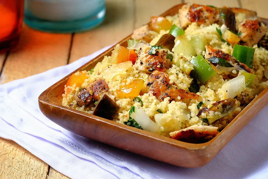 Mediterranean Chicken & Couscous Salad