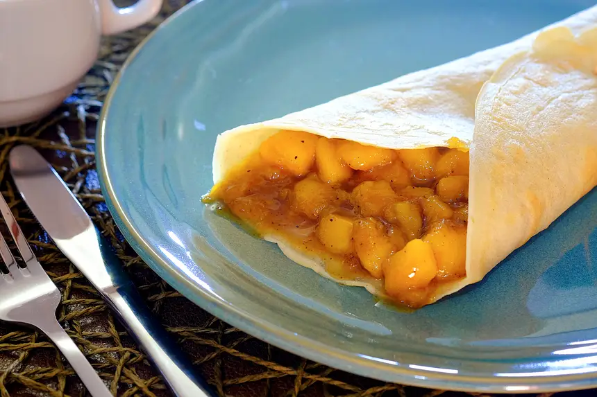 Mango Espresso Crepes