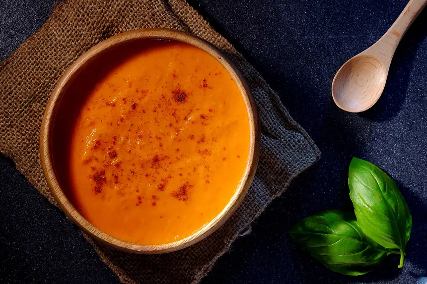 Smoked Tomato & Apple Gazpacho