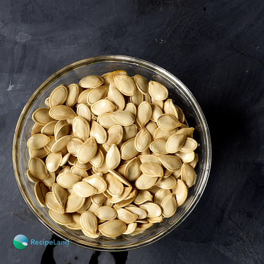 Pumpkin Seeds washed and ready for roasting