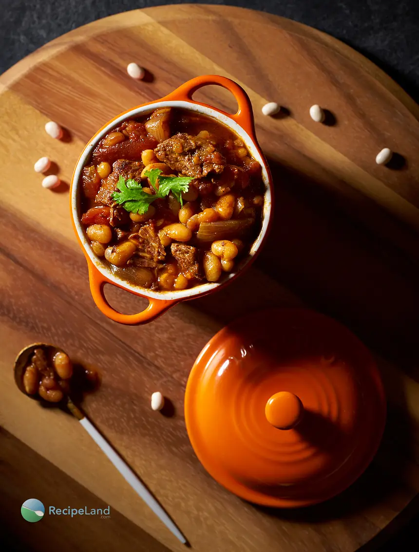 Beef Chili with Navy Beans