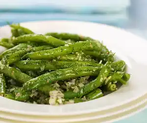 Green Beans with Lemon Dill Dressing