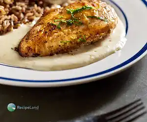 Chicken Breasts with Roasted Garlic-Chevre Sauce