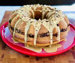 Almond Streusel Bundt Cake & Coffee Glaze