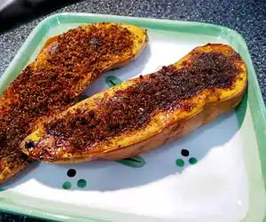 Cajun Style Baked Sweet Potato