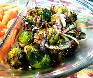 Brussel Sprouts with Balsamic Vinegar