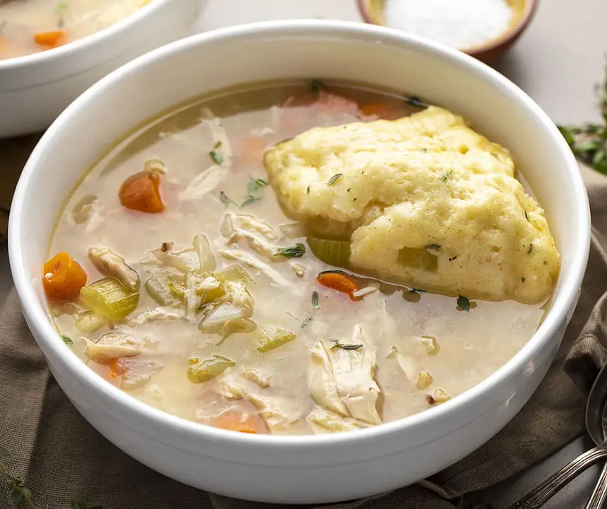 Leftover Chicken & Dumpling Casserole