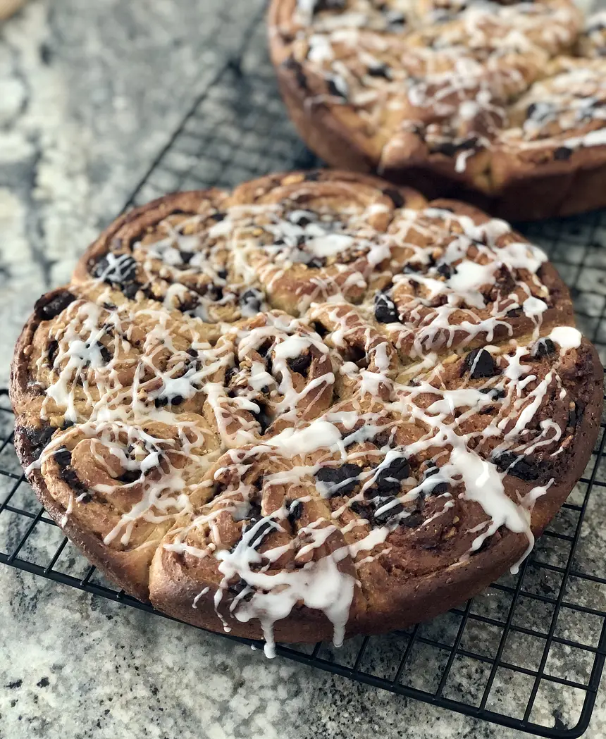 Chocolate & Nut Cinnamon Rolls