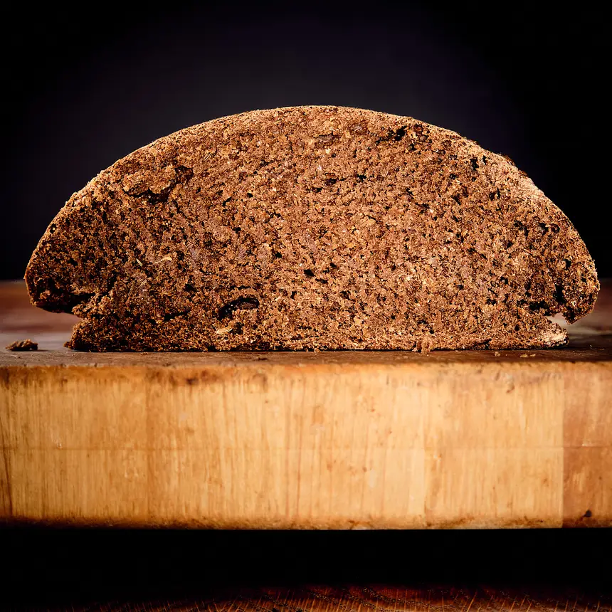 Classic Russian Black Rye Bread