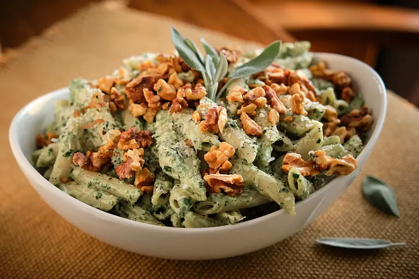 Sage & Walnut Pesto Pasta