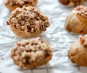 Caramel Nut Acorn Cookies