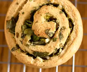 Christmas Herbed Pinwheel Biscuits
