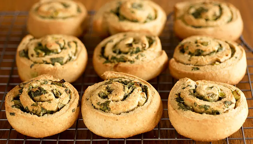 Christmas Herbed Pinwheel Biscuits