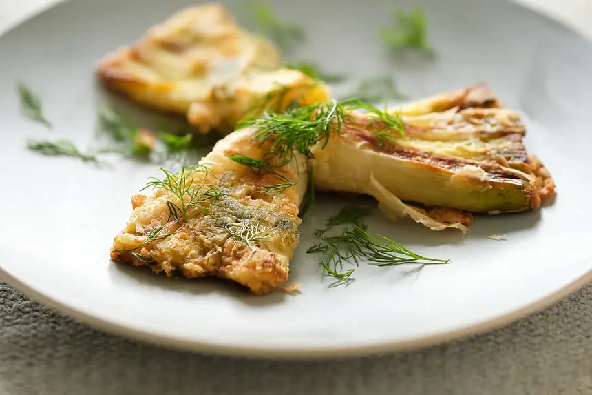 Fried Leeks with Tarragon