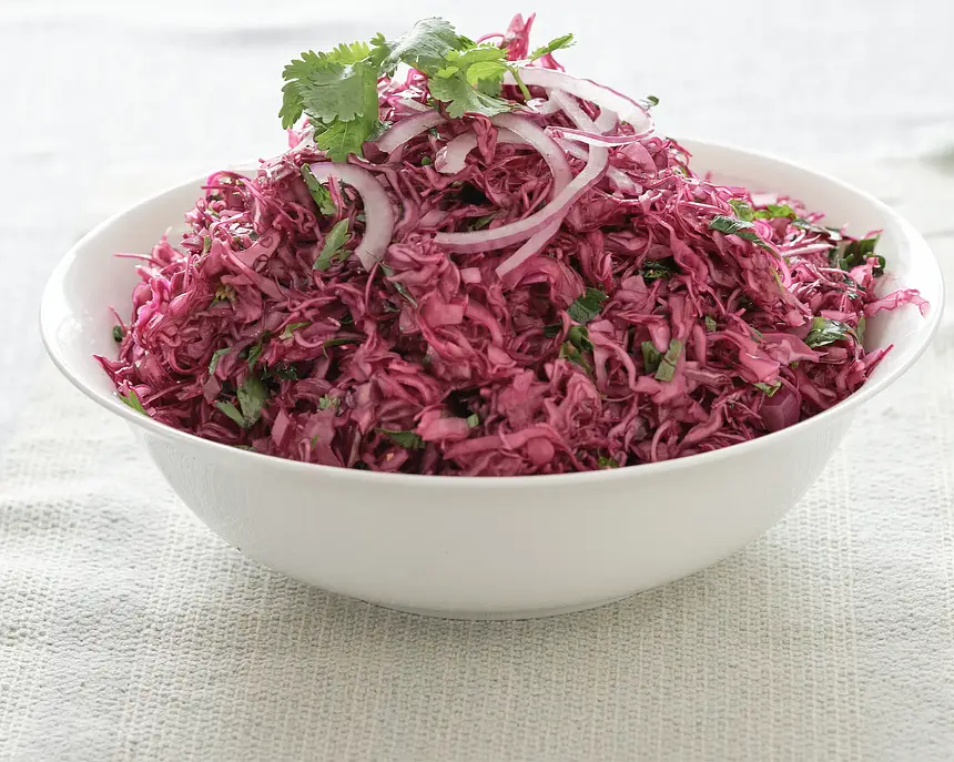 Asian Red Cabbbage Coleslaw