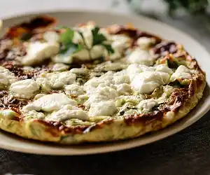 Lemon Frittata with Leeks & Goat Cheese
