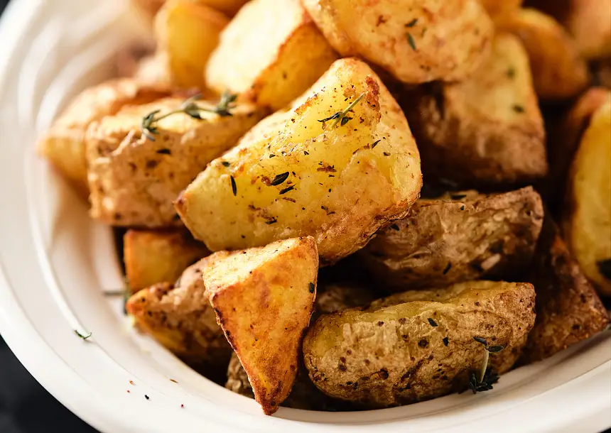 Air-fryer Crispy Thyme Roasted Potatoes