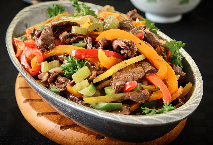 Beef & Vegetables in Red Wine Sauce