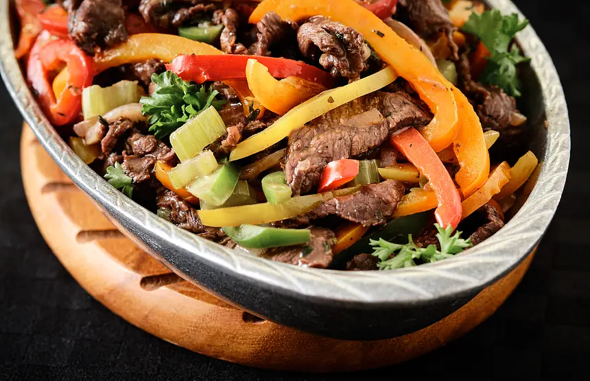 Beef and Vegetables in Red Wine Sauce