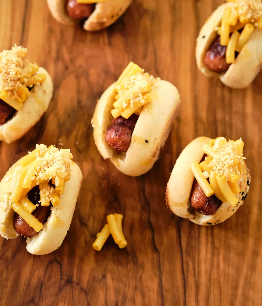 Mac ‘n Cheese Cocktail Sliders