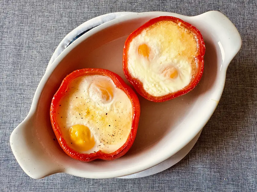 Eggs Baked in Peppers