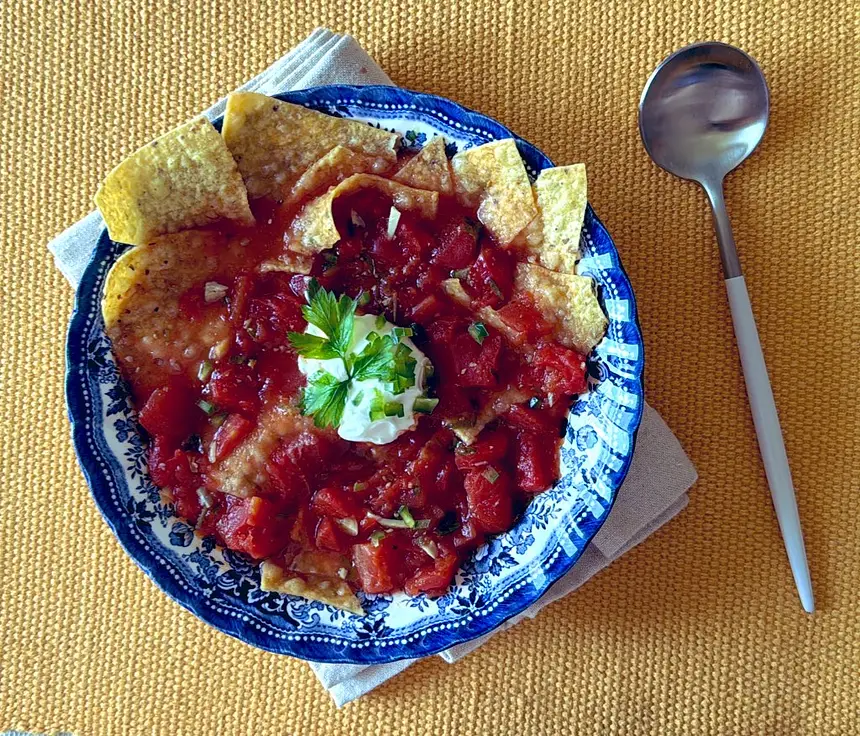 Mexican Tomato Lime Soup