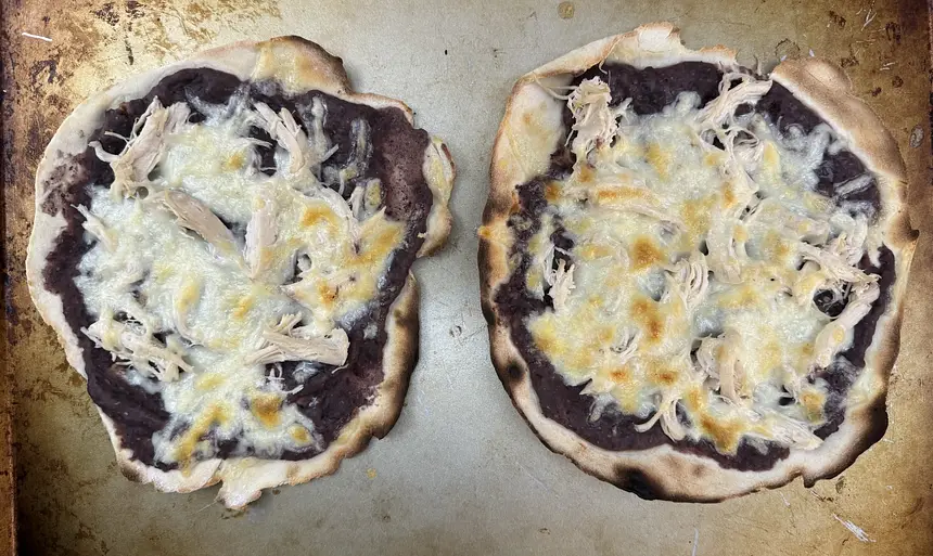 Soft Black Bean Tostadas