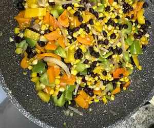 Black Bean, Corn & Bell Pepper Salad