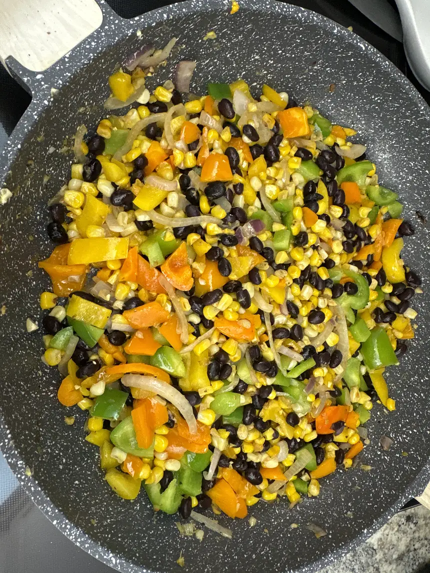 Black Bean, Corn & Bell Pepper Salad