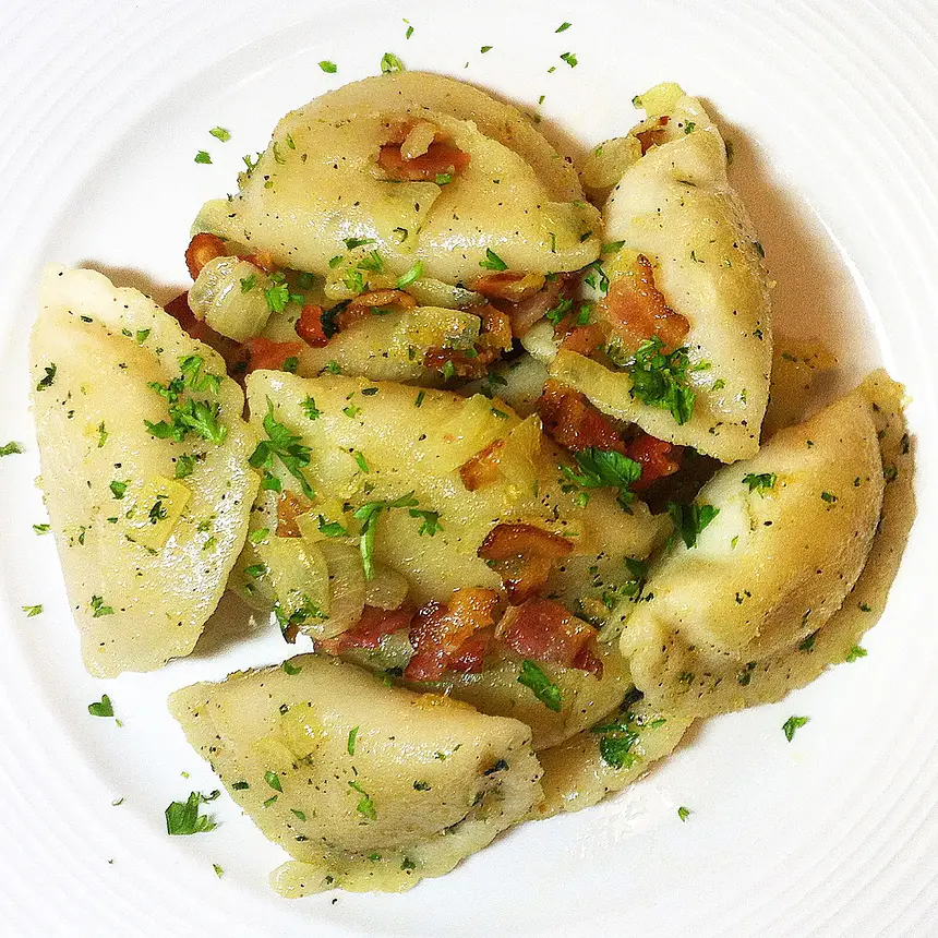 Butter & Bacon Perogies