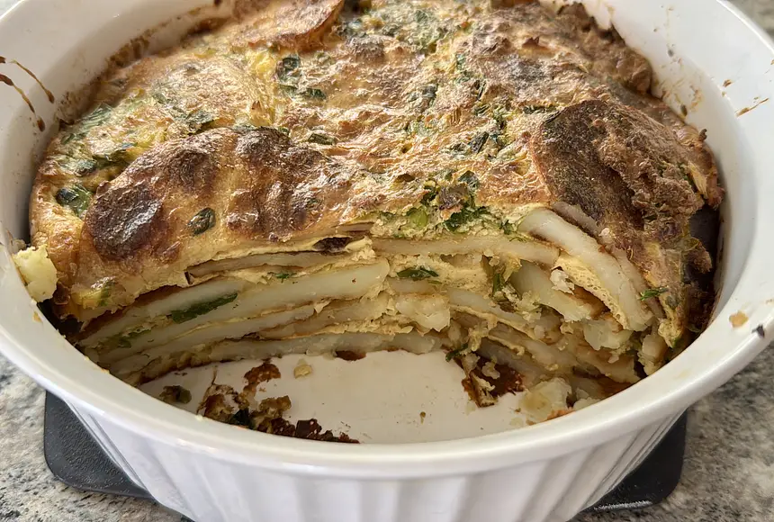 Potato & Scallion Casserole