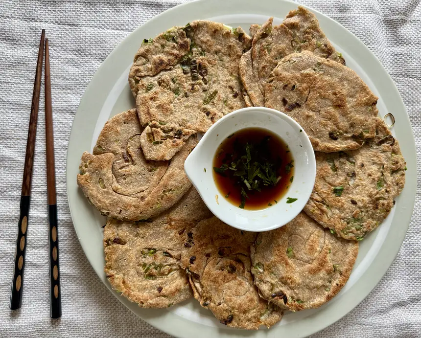 Whole-Wheat Chinese Scallion Pancakes