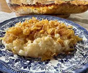 Cracker Barrel's Hashbrown Casserole with Corn Flakes