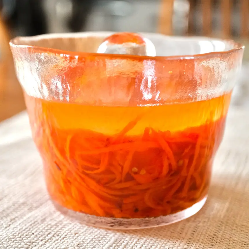 Quick Pickled Carrots - Japanese-Style