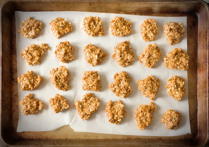 No Bake Caramel Oatmeal Cookies