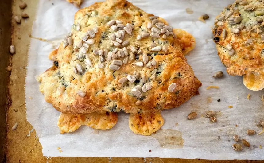 Kale & Two Cheese Scones