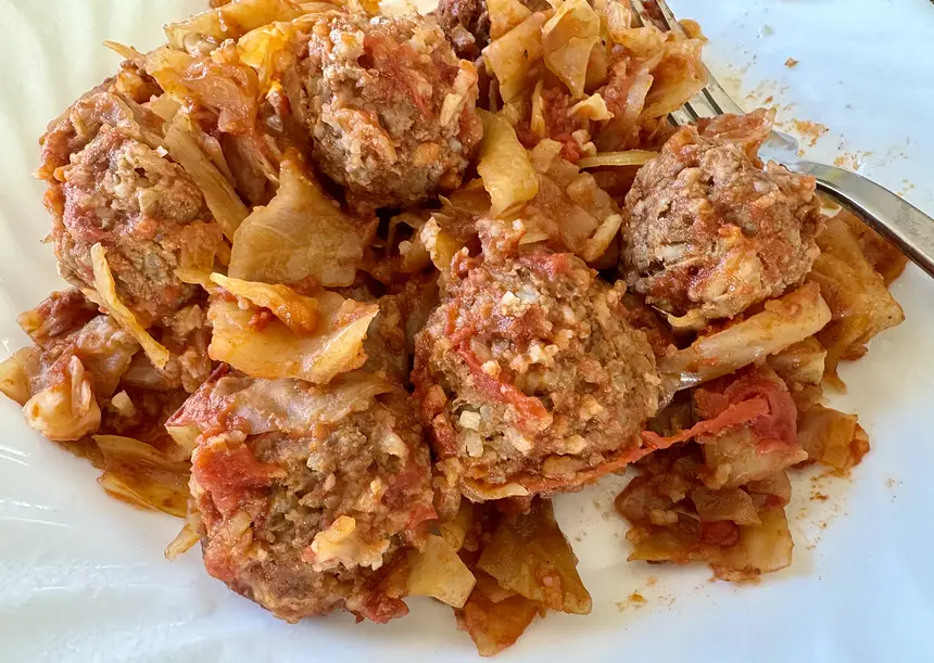 Bea’s Unstuffed Cabbage